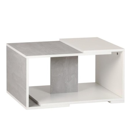 CHARTE CHETER table, 700x500x350, concrete/white-2