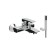Bath mixer Zipponi Queen, 1-cherish, with hand-watering watering cums, color chromium