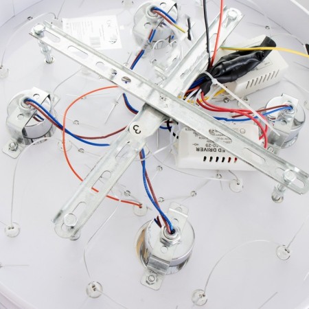 Svetogor chandelier "Grodno" 4x60W E27 LED lighting chrome 40x40cm-16