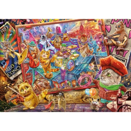 Puzzle "Art. Kotomania ", 1000 elements-1