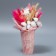 A glass for flowers "feathers", 350 ml
