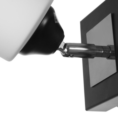 Enter's spot 1x60W E27 Chrome-black 10x10x20cm.-5