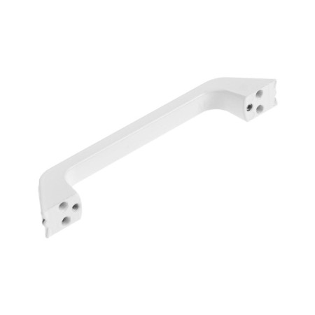 Handle-slop, m/o 96 mm, white color, with a golden insert-2