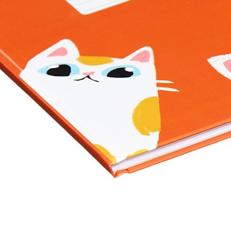 Diary for grades 1-4, hard cover "Fluffy cats", glossy lamination, block 60g/m²-2