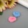 Buttons plastic for creativity "Paw" set 20 pcs mix 1.5x2 cm