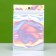 Zip-Lock Pat Pat, Iridist, with a continuous window, flat, euro-slopes 8 x 12 cm