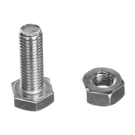 Bolt bolt, with a hexagonal head, galvanized, Din933, M10x30 mm, 3 pcs-2