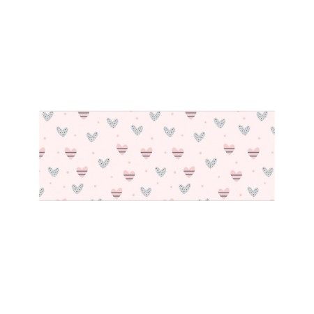 Basket for toys "Heart in strip, size 35x35 cm-1