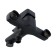 ACCOONA A63126F bath mixer, single -leaf, pour 149 mm, shower set, black