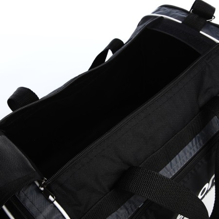 Sports bag with lightning, 3 outer pockets, long belt, black/gray color-2