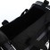 Sports bag with lightning, 3 outer pockets, long belt, black/gray color