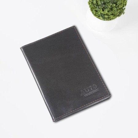 Cover for auto -codes, size 9.5 x 13 cm, color brown boat