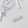 Decor for creativity Metal "Inscription - Friends" silver 2x0.5 cm