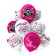 Shar Latex 12 “Bachelorette party!”, Pastel, 1-sided, set 25 pcs., Mix