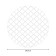 The tablecloth “Classic ornament”, round, Saten, d = 150 cm