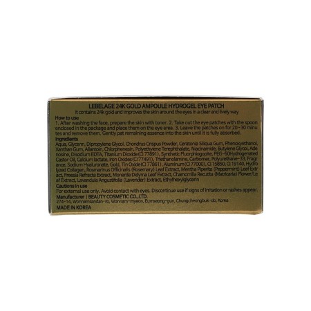 Patches with LEBELAGE 24K Gold gold extract-2