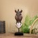 Mask "Zebra" on a stand, Albezia 40 cm
