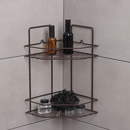 Corner regiment for the bathroom 2-long economy, 220 × 220 × 115 mm, color copper spark-1
