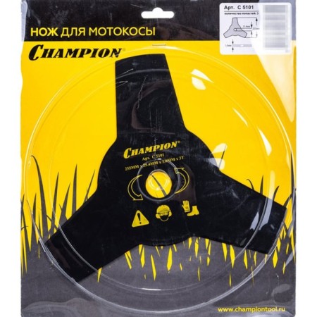 CHAMPION C5101, 3 blades, 255x25.4 mm trimmer-3