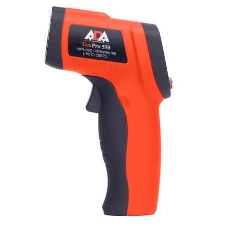 Pyrometer infrared ADA TEMPRO 550, from -50 ° to +550 °, accuracy ± 1.5, 9V-1