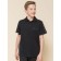 Polo for the boy Pelican, height 158 ​​cm, black color