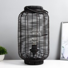 Bourmis table lamp E27 15W black 23x23x40 cm Risalux
