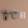 Bag Fraille, 3.2 × 4.5 cm, silver color
