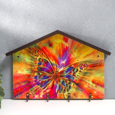 Key of Rainbow butterfly 19x28 cm