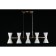 Suspended chandelier Elinor E14 400W