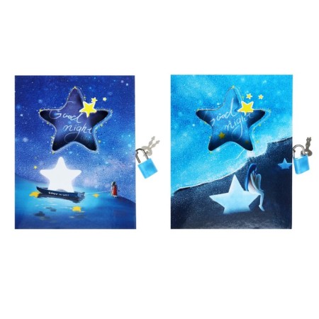 Notebook in a gift box, on a lock, A6, 45 sheets, a "Dream" line, mix
