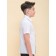 Surchachka upper for boys, height 140 cm, white color