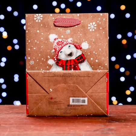 Gift package "White Bear" 18 x 22.3 x 10 cm-1