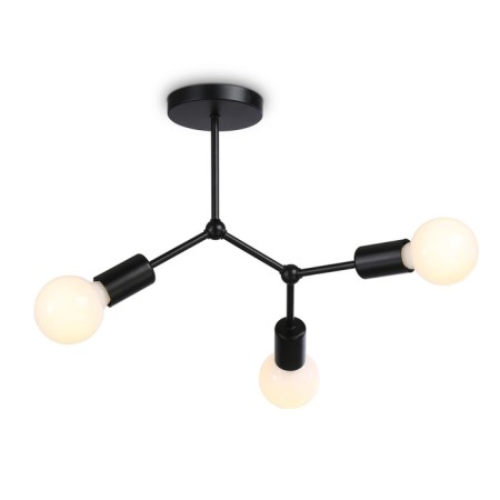 Lamp ceiling in the style of Ambrella Light, Traditional, TR8027, 3HE27, Black Color