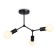 Lamp ceiling in the style of Ambrella Light, Traditional, TR8027, 3HE27, Black Color