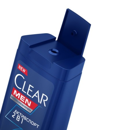 Shampoo and hair balm Clear Men 2 in 1 "Activity", 200 ml-2