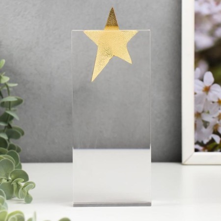 Souvenir Glass "Steel award - Star" 22,5x8x3.2 cm-3