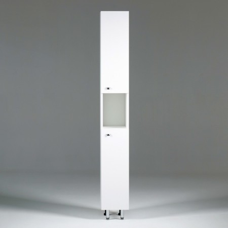Bathroom Punnel "Vega 2400" White, 24 x 30 x 181 cm-6
