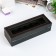 The casket to the leatherette to the clock 6 "Carbon with a red line" 8x33x12 cm