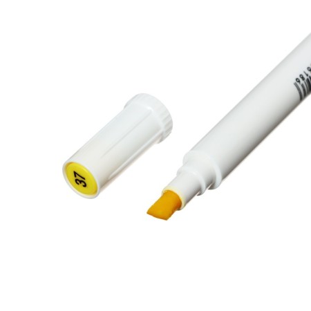 A set of markers, bilateral, bullet and beveled tips, 12 colors-4