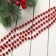Buses for a Christmas tree 2.7 m d-7 mm "Balls" red
