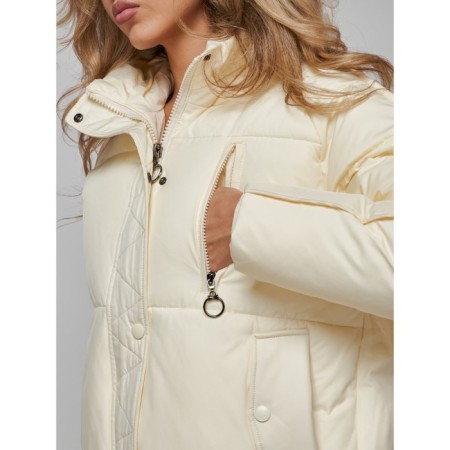 Winter jacket, size 42, beige color-10