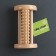 Foot massage with spikes, wooden, roller, 1 row, 14.5 × 7.8 × 4.5 cm