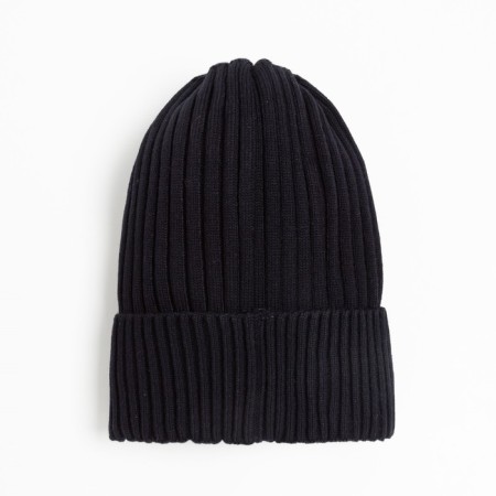 Children's hat, black color, size 52-56-2
