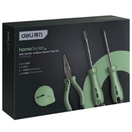 Deli manual tool "Home Series Green", CRV, 4 items-1