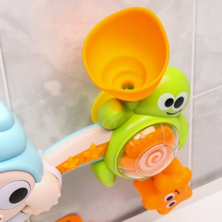 A set of bath toys "Turtle - Mill", on a suction cup-2