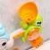 A set of bath toys "Turtle - Mill", on a suction cup