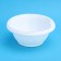 A plate disposable soup "white" deep, 600 ml