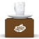 Coffee cup with a saucer TASSEN BUFFLED, 80 ml, white color