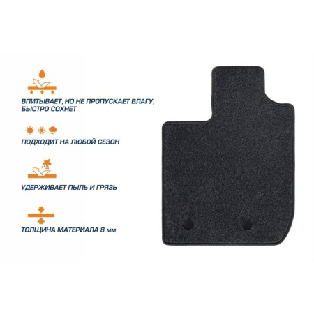 Autoflex Standard Jetourd X70 Plus 2020-N.V., textiles, graphite, 5 parts-1