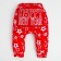 Pants Kroshka I "Happy", height 86-92 cm, red